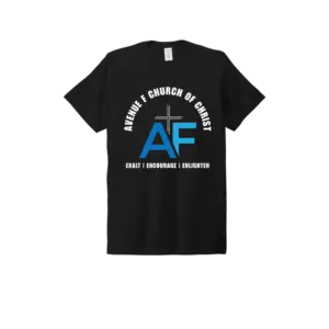 Official Adult Avenue F T-Shirt - Black